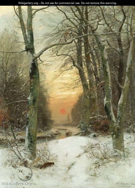 Winterlandschaft (Winter Landscape) - Wilhelm Schroter