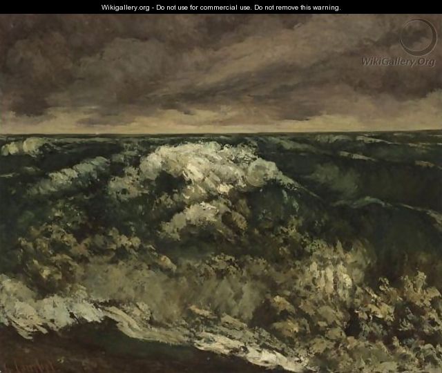 La Vague 6 - Gustave Courbet