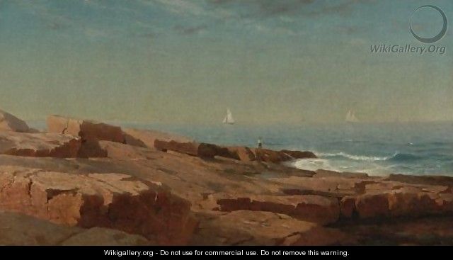 Rocks At Narragansett 3 - William Stanley Haseltine