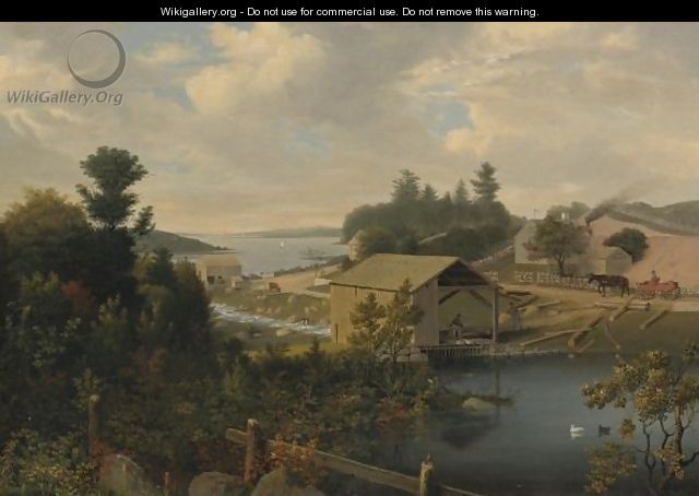 The Old Mill At Goose Cove, Annisquam, Gloucester - Fitz Henry Lane