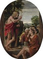 La Predica Del Battista - (after) Annibale Carracci