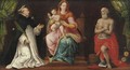 Madonna Col Bambino Tra San Pietro Martire E San Gerolamo - Giovanni Angelo Dolce