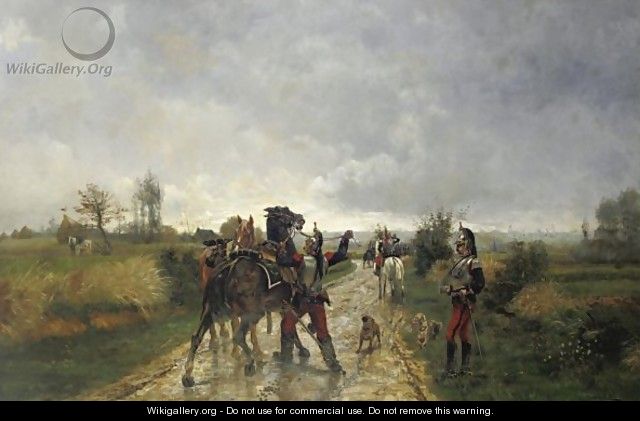 The Last Cuirassier - Franck Jean Baptiste Louis Cinot