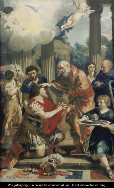 Saul Receiving Sight From Ananias - Sir Thomas Lawrence
