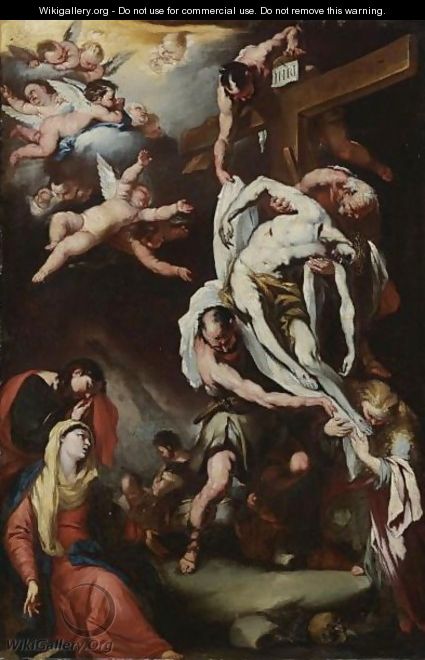 Descent From The Cross - (after) Luca Giordano