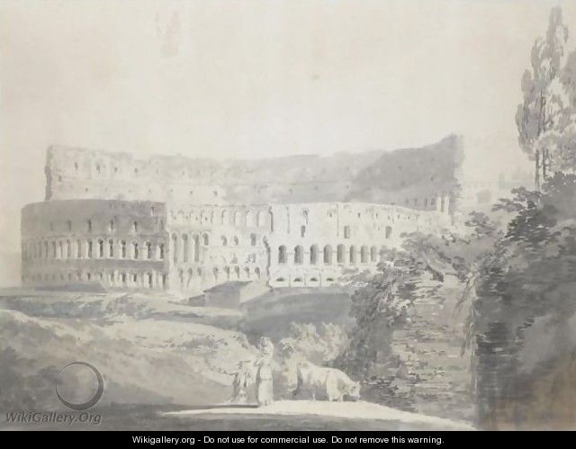 View Of The Colosseum, Rome - Joseph Mallord William Turner