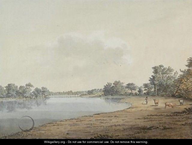 Knep Pond, Sussex - Samuel Hieronymous Grimm