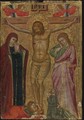 The Crucifixion With The Virgin, Saint John The Evangelist, The Magdalene, A Franciscan Monk Donor Figure And Two Angels - Paduan School