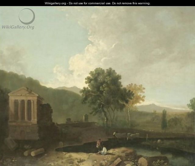 The Temple Of Clitumnus - (after) Richard Wilson