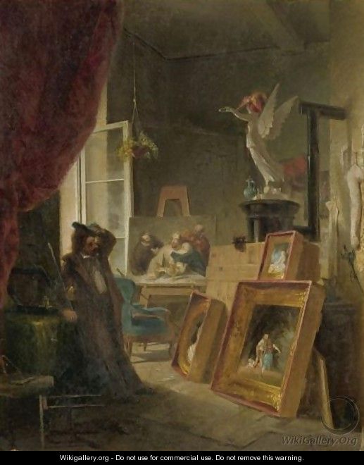 The History Painter - Carl Spitzweg