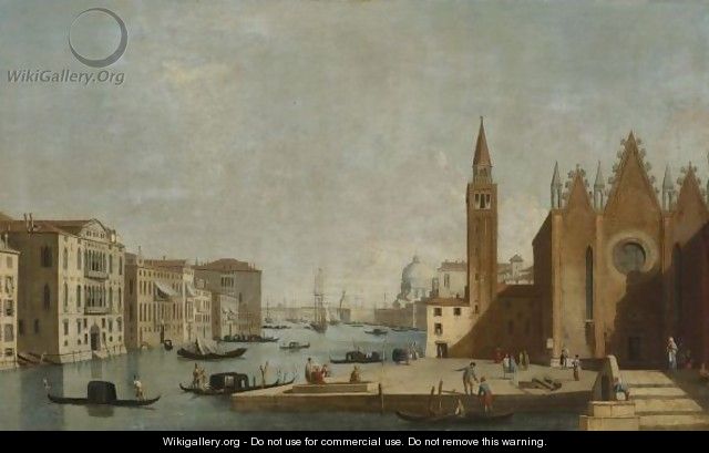 View Of The Grand Canal From Santa Maria Carita To The Bacino Di San Marco - (after) (Giovanni Antonio Canal) Canaletto