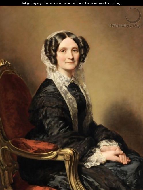 Portrait De Madame Francois-Marie Delessert - Franz Xavier Winterhalter