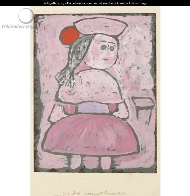 Kostumiertes Bauernkind (Costumed Peasant Girl) - Paul Klee