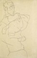 Selbstdarstellung (Self-Portrait) - Egon Schiele