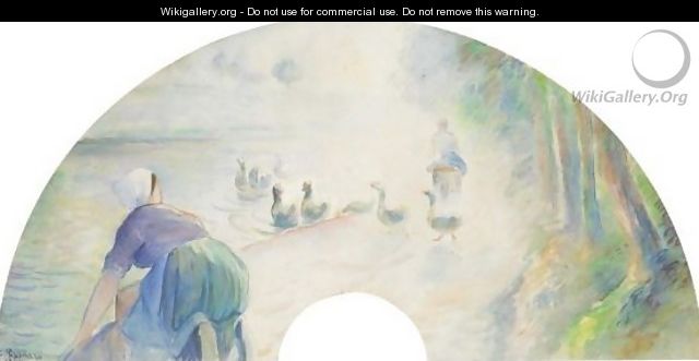 Laveuse - Camille Pissarro
