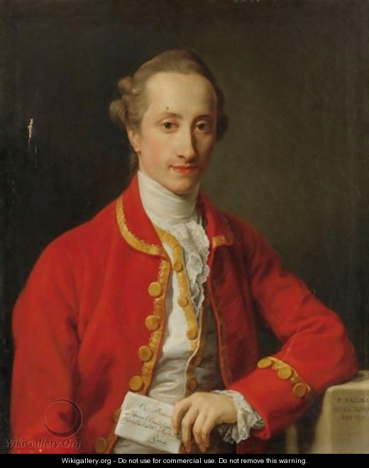 Portrait Du Baron Francois De Chambrier (1739-1781), Chambellan Du Roi De Prusse - Pompeo Gerolamo Batoni