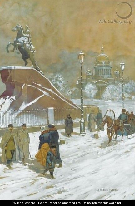 The Bronze Horseman - (after) Aleksandr Karlovich Beggrov