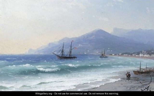 Crimean Coast - Ivan Konstantinovich Aivazovsky