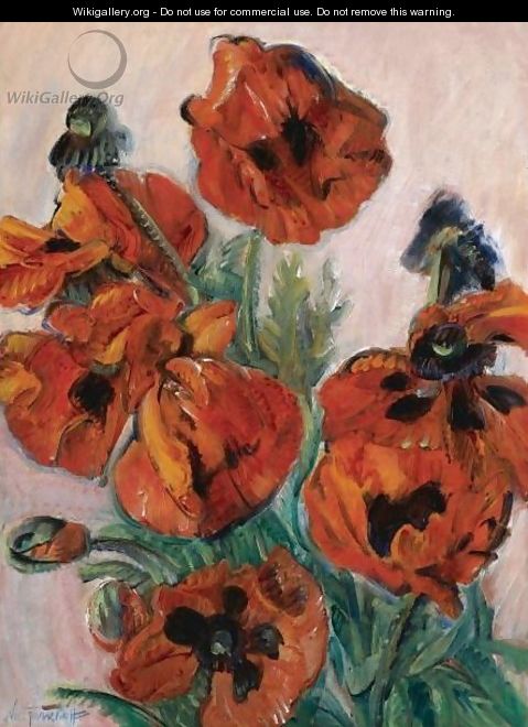 Poppies - Nikolai Aleksandrovich Tarkhov