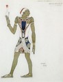 Costume Design For A Young Attendant To Menelas In A Production Of Helen De Sparte - Lev Samoilovich Bakst