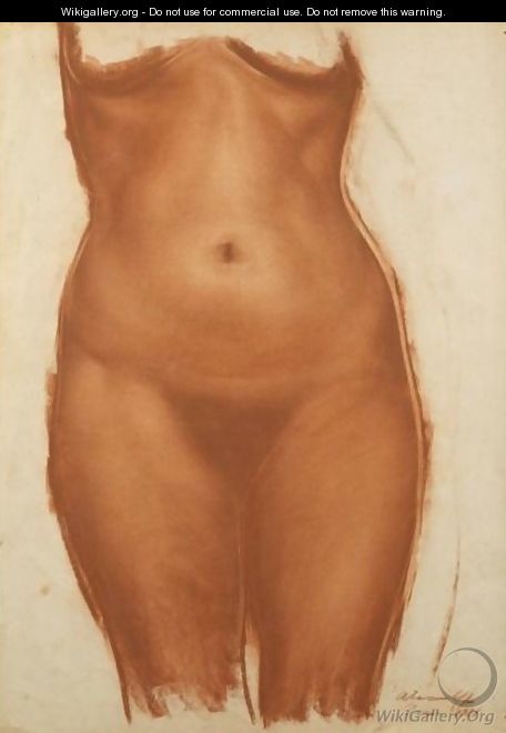 Study For A Nude - Alexander Evgenievich Yakovlev