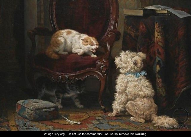 The Uninvited Guest - Henriette Ronner-Knip