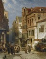 The Jewish Quarter, Possibly Amsterdam - Salomon Leonardus Verveer