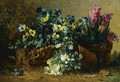 A Still Life With Hyacinths And Violets - Eugene Claude