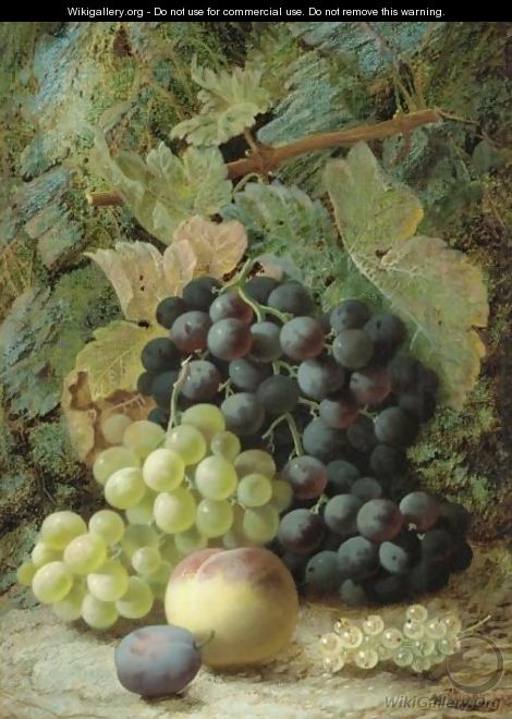 Still Life With Grapes - Oliver Clare