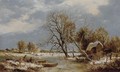 Winter On The Stour - Sidney Richard Percy
