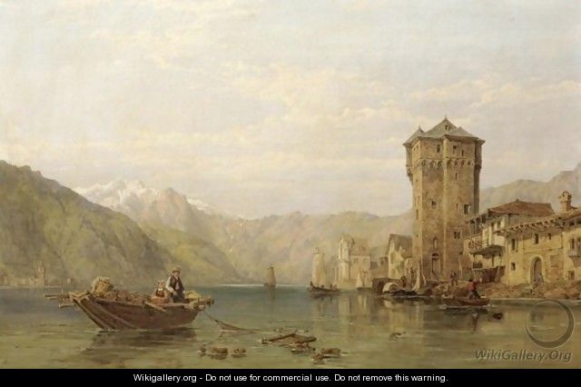 Lago Lugano - George Clarkson Stanfield