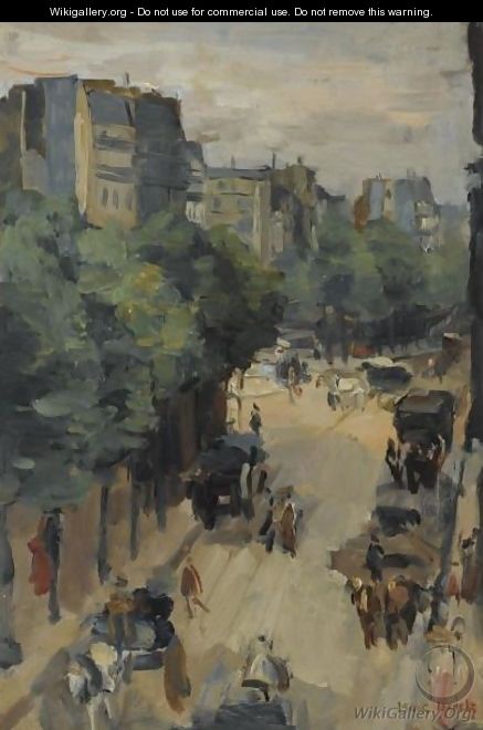 A Street Scene In Paris - Isaac Israels