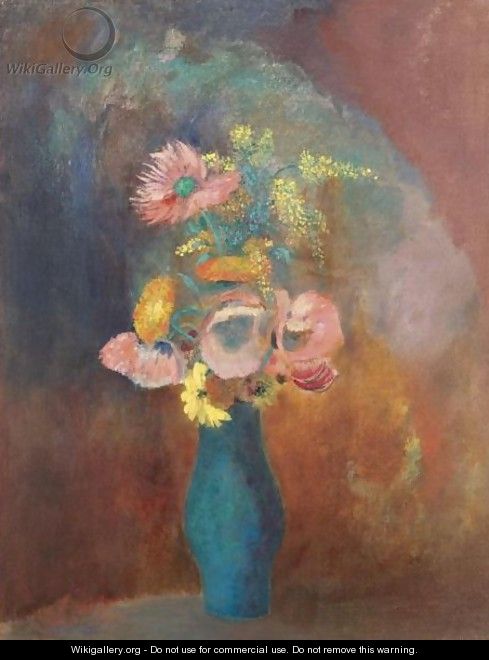 Vase De Fleurs - Odilon Redon