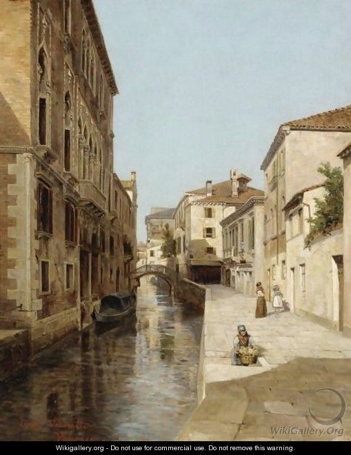Venetian Canal - Cesare Vianello