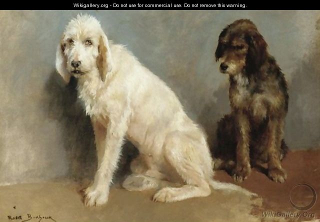 Study Of Two Dogs - Rosa Bonheur