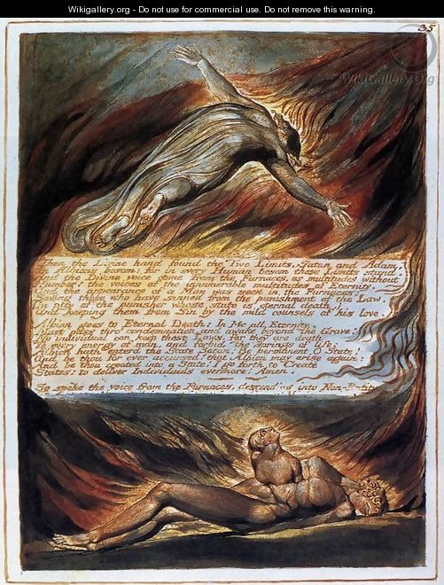 The Descent Of Christ - William Blake