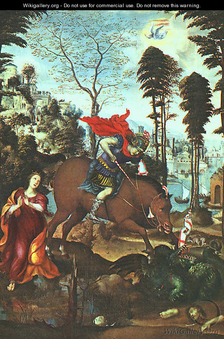 St George And The Dragon 1518 - Il Sodoma (Giovanni Antonio Bazzi)