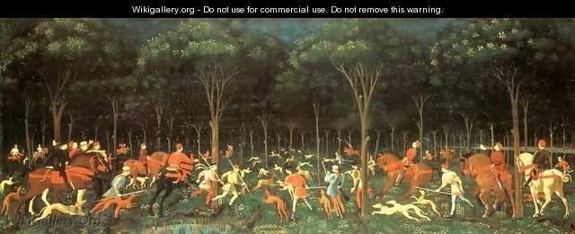 The Hunt in the Forest 1460s - Paolo Uccello