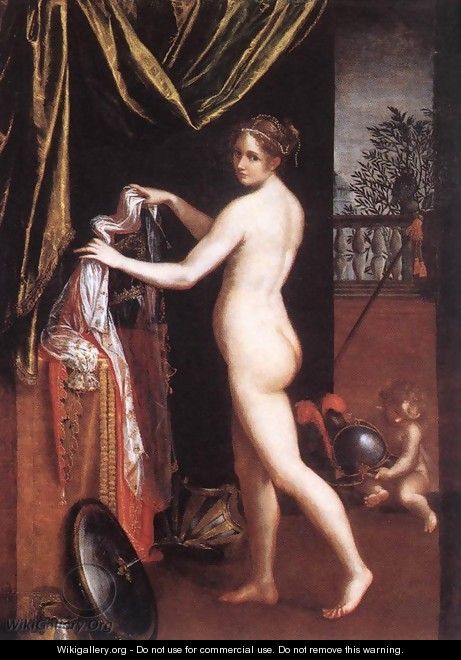 Minerva Dressing 1613 - Lavinia Fontana
