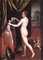 Minerva Dressing 1613 - Lavinia Fontana