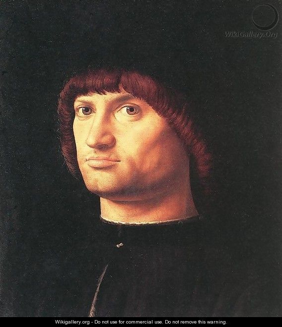 Portrait Of A Man (Il Condottiere) - Antonello da Messina Messina