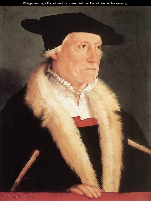 Portrait Of The Cosmographer Sebastien Münster 1552 - Christoph Amberger