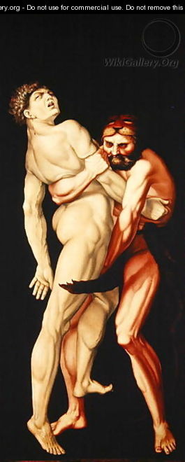 Hercules and Antaeus 1530 - Hans Baldung Grien