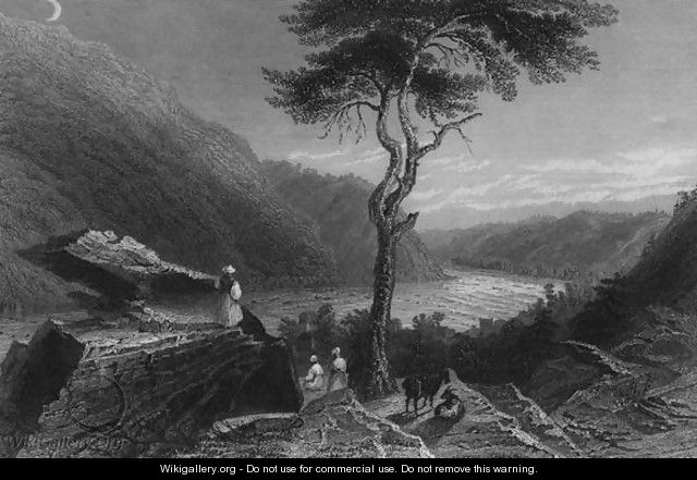 The Valley of the Shenandoah, from Jefferson Rock, 1838 - William Henry Bartlett
