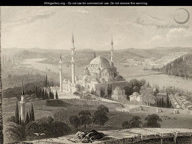 Mosque and Tomb of Sulieman, from the Seraskier