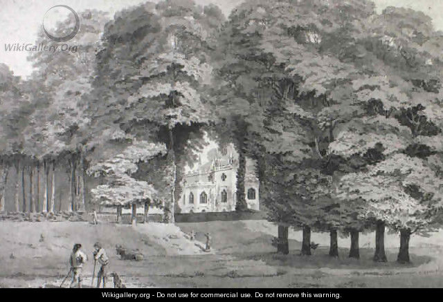 Strawberry Hill, Middlesex- the Seat of Lord Orford - Joseph Charles Barrow
