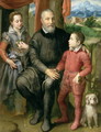 Portrait of the artist's family, Minerva - Sofonisba Anguissola