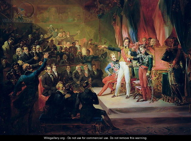 The Swearing-In of Louis-Philippe - Felix Auvray