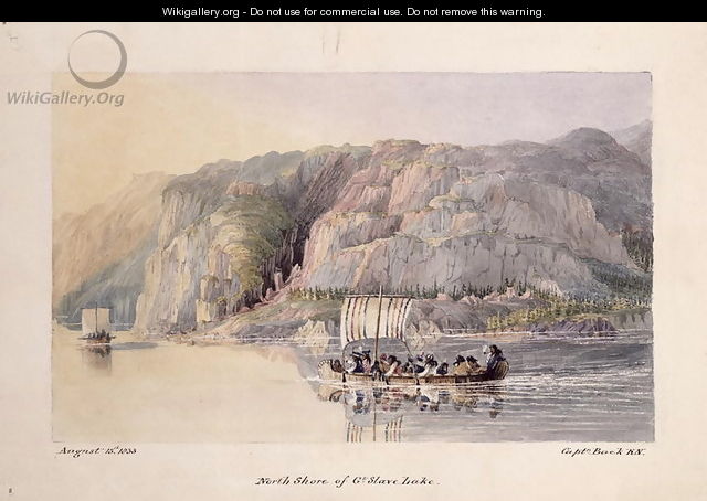 North Shore of Great Slave Lake 1833 - Sir George Back