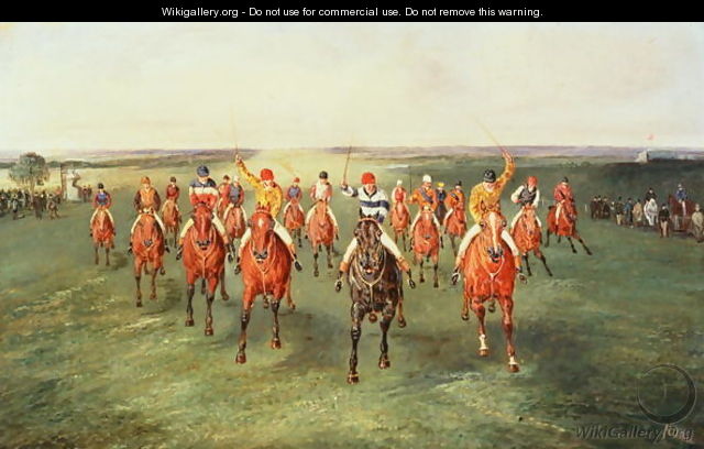 The Finish of the Two Thousand Guineas at Newmarket - Samuel Henry Gordon Alken